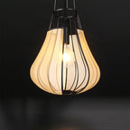 Lampa Wisząca / Gniazdo: E27 / Klosz: Siatka / Beżowy