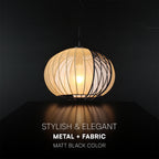 Lampa Wisząca / Gniazdo: E27 / Klosz: Siatka / Beżowy