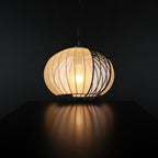 Lampa Wisząca / Gniazdo: E27 / Klosz: Siatka / Beżowy
