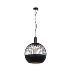 Lampa Wisząca / Gniazdo: GU10 / Klosz: Siatka / Czarny