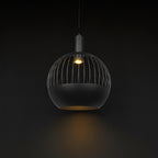 Lampa Wisząca / Gniazdo: GU10 / Klosz: Siatka / Czarny