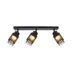 3x6W Dekoracyjna lampa sufitowa LED / Barwa: 3000K / Obudowa: Czarna / IP20