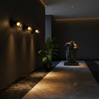 6W Dekoracyjny kinkiet LED / Barwa: 3000K / Obudowa: Czarna