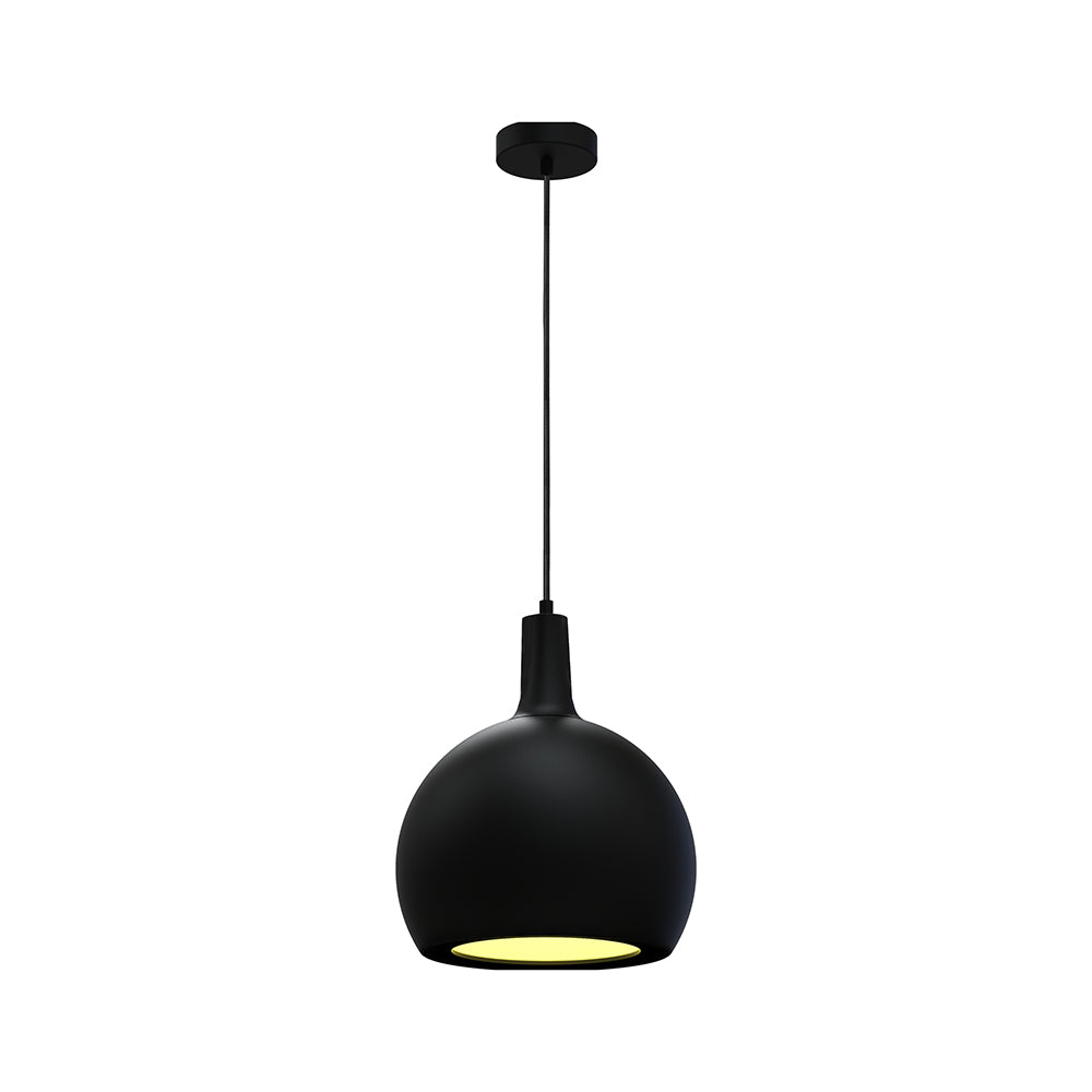 Lampa Wisząca / Gniazdo: E27 / Klosz: Kula / Czarny