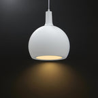Lampa Wisząca / Gniazdo: E27 / Klosz: Kula / Biały
