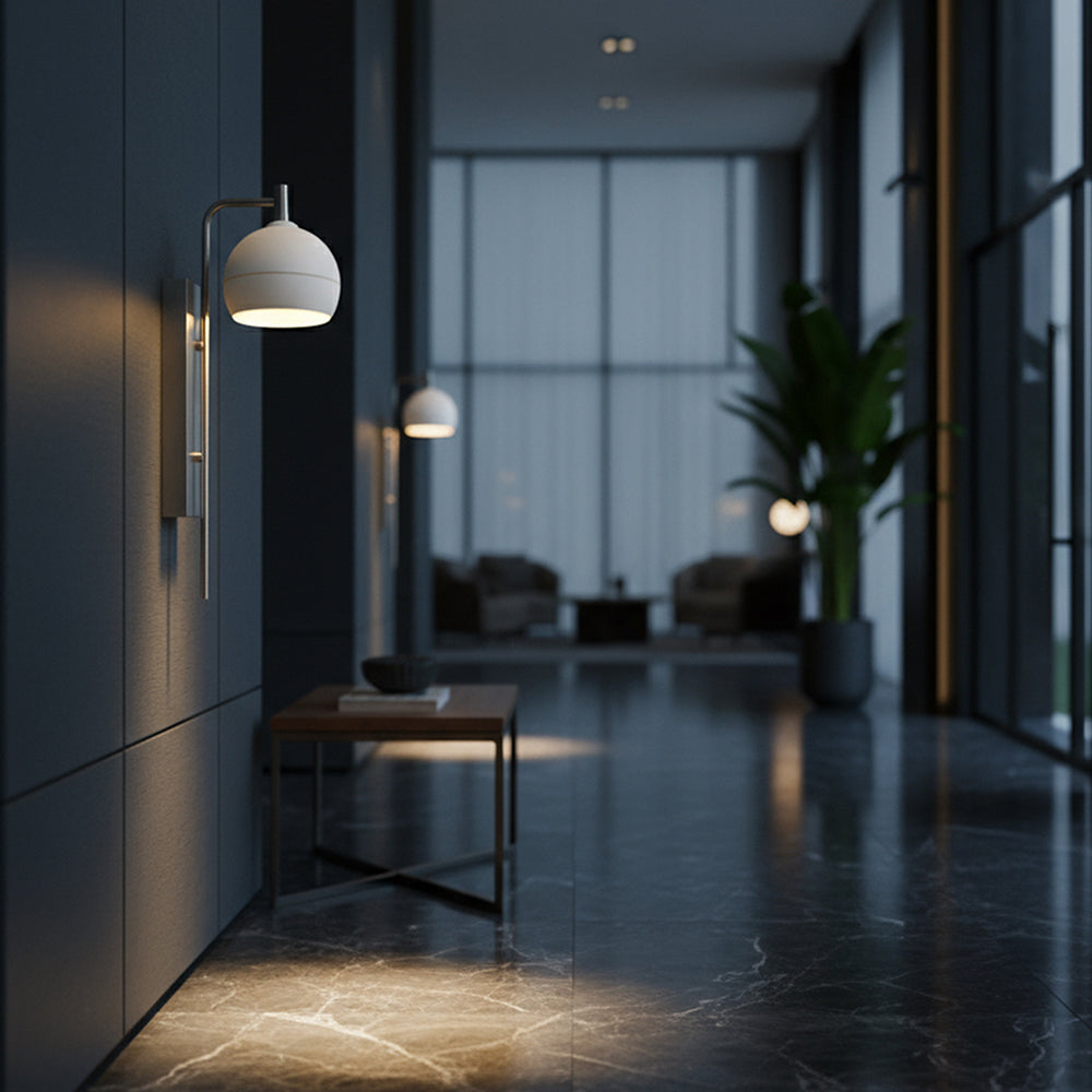10W Dekoracyjny kinkiet LED / Barwa: 3000K / Obudowa: Biała