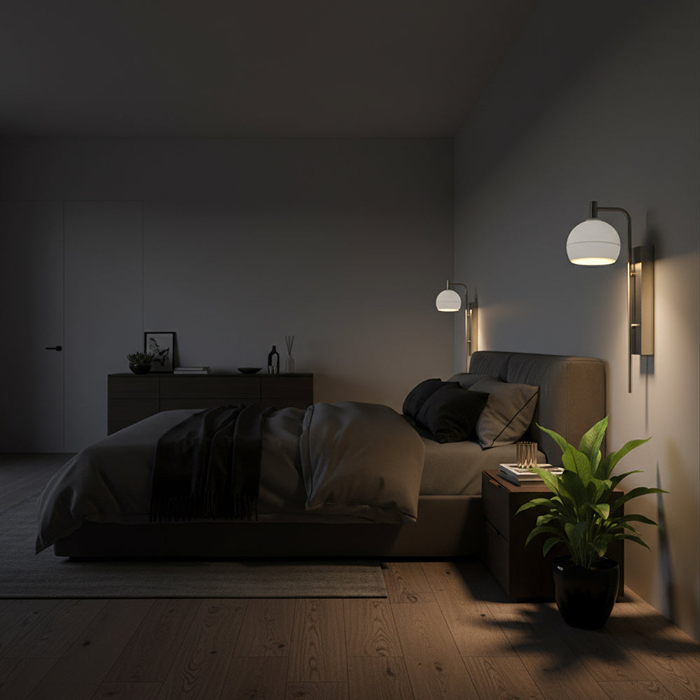 10W Dekoracyjny kinkiet LED / Barwa: 3000K / Obudowa: Biała