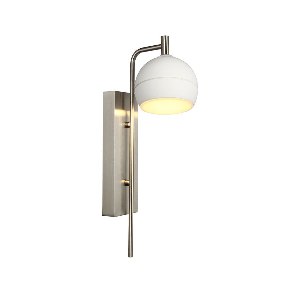 10W Dekoracyjny kinkiet LED / Barwa: 3000K / Obudowa: Biała