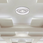 36W Dekoracyjna lampa sufitowa LED / Barwa: 3w1 / Sterowanie: Pilot / Obudowa: Biała / IP20