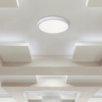 36W Dekoracyjna lampa sufitowa LED / Barwa: 3w1 / Sterowanie: Pilot / Obudowa: Biała / IP20