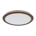 36W Dekoracyjna lampa sufitowa LED / Barwa: 3w1 / Sterowanie: Pilot / Obudowa: Drewno / IP20