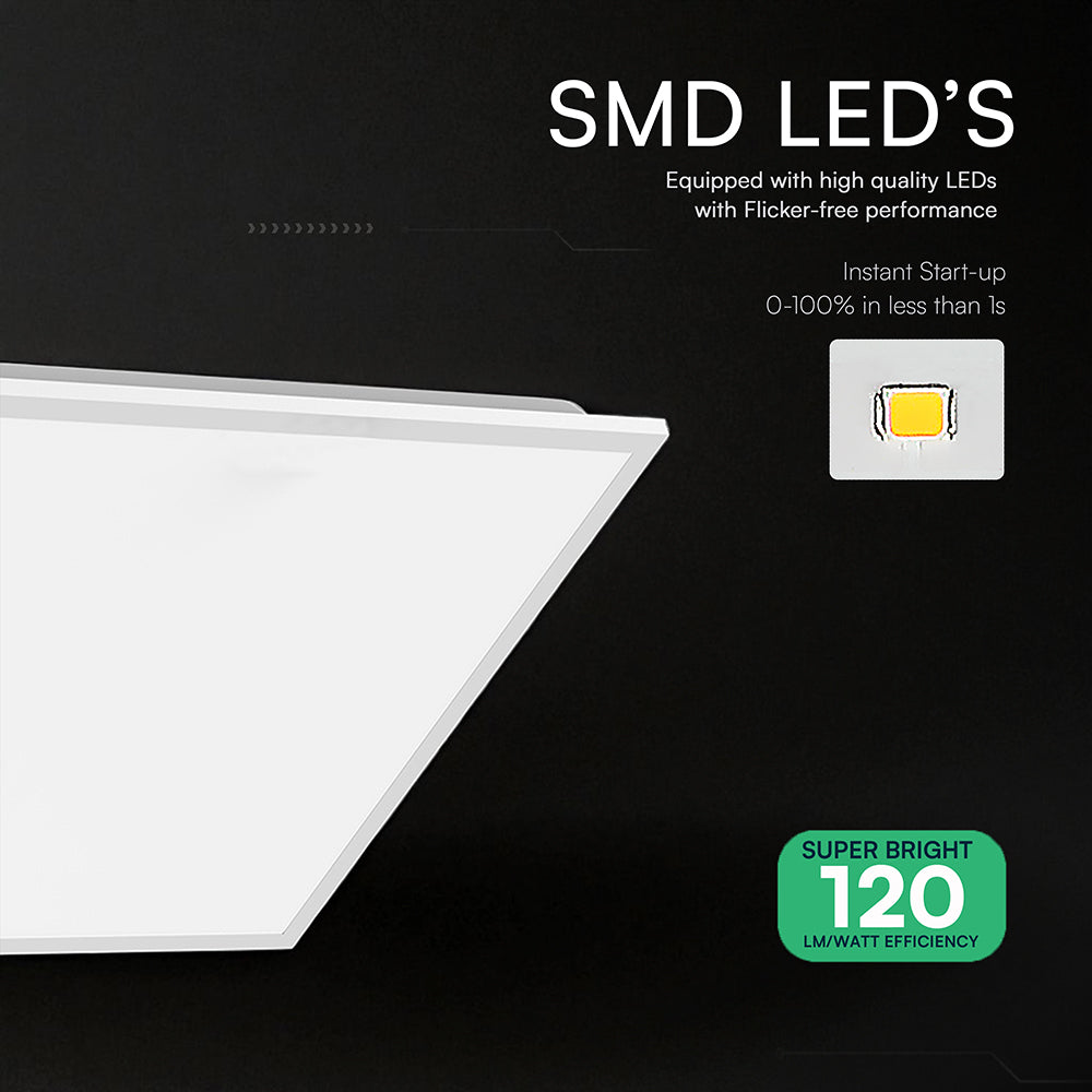 40W Panel LED BACKLIT 600x600mm / Barwa:4000K / 5 Lat gwarancji / Skuteczność 120lm/W
