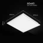 40W Panel LED CLARO / BACKLIT / 600x600mm / Chip CREE / Zasilacz STARSENSE / Barwa:6500K / 6 Lat gwarancji / Skuteczność 120lm/W