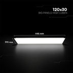 40W Panel LED BACKLIT 1200x300mm / Chip CREE / Zasilacz STARSENSE / Barwa:6500K / 6 Lat gwarancji / Skuteczność 120lm/W