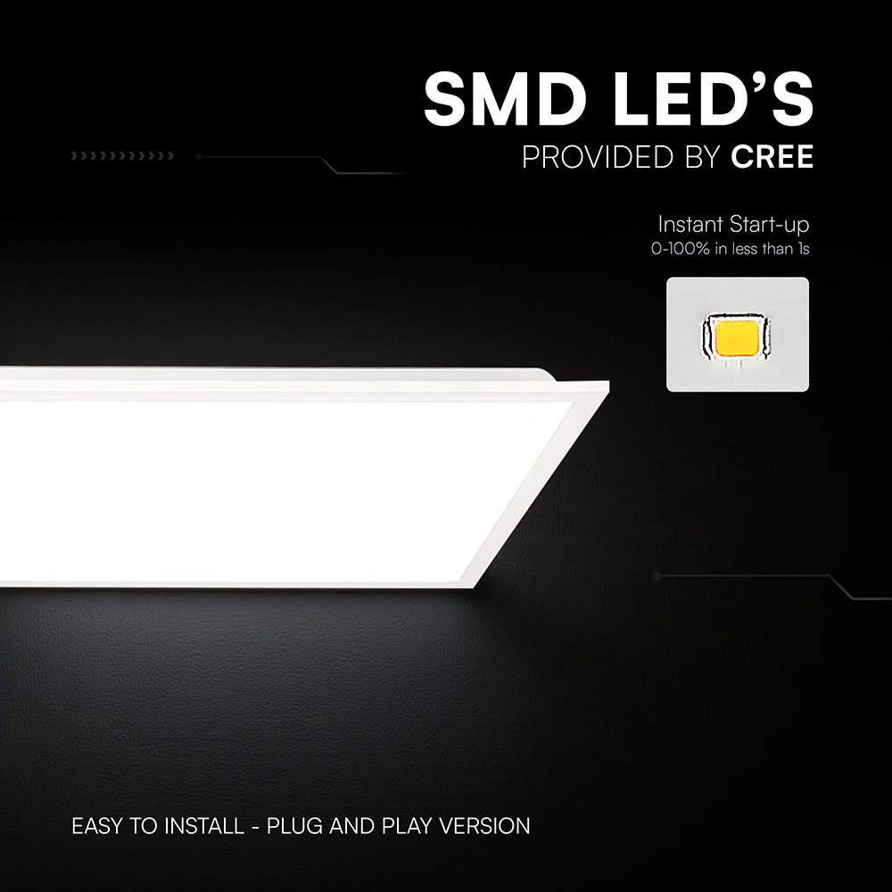 40W Panel LED BACKLIT 1200x300mm / Chip CREE / Zasilacz STARSENSE / Barwa:6500K / 6 Lat gwarancji / Skuteczność 120lm/W