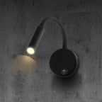 3W Hotelowa lampa ścienna / Chip CREE / Barwa: 3000K / Kolor: Czarny