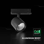 30W Lampa LED na szynoprzewód / Chip CREE / Barwa: 4000K / 6 lat gwarancji / Obudowa: Czarna