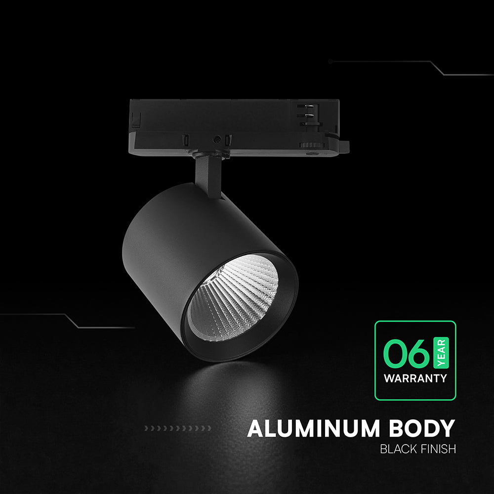 36W Lampa LED na szynoprzewód / Chip CREE / Barwa: 6400K / 6 lat gwarancji / Obudowa: Czarna