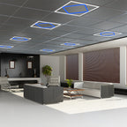 64W Panel LED Ramowy diament 600x600mm / Zasilacz LIFUD / FLICKER FREE / Barwa: 6500K + Niebieski / Opakowanie: 6szt.