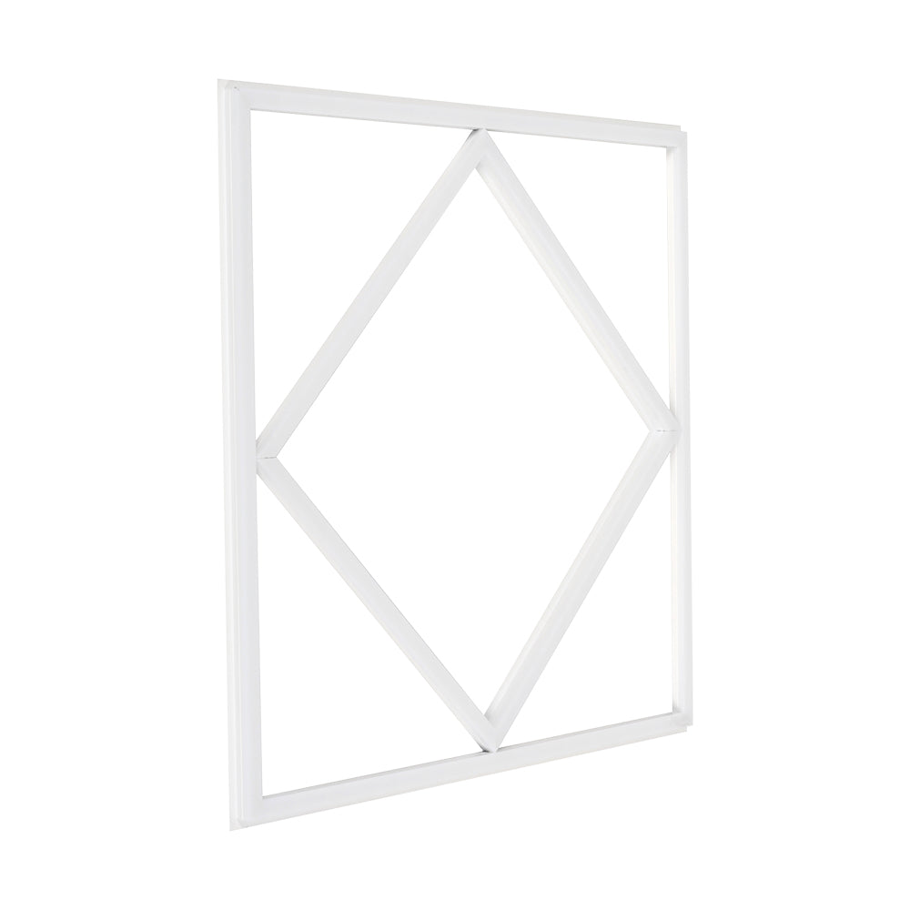 64W Panel LED Ramowy diament 600x600mm / Zasilacz LIFUD / FLICKER FREE / Barwa: 6500K + Niebieski / Opakowanie: 6szt.