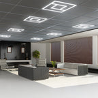 60W Panel LED Ramowy Kwadrat 600x600mm / Zasilacz LIFUD / FLICKER FREE / Barwa: 6500K / Opakowanie: 6szt.