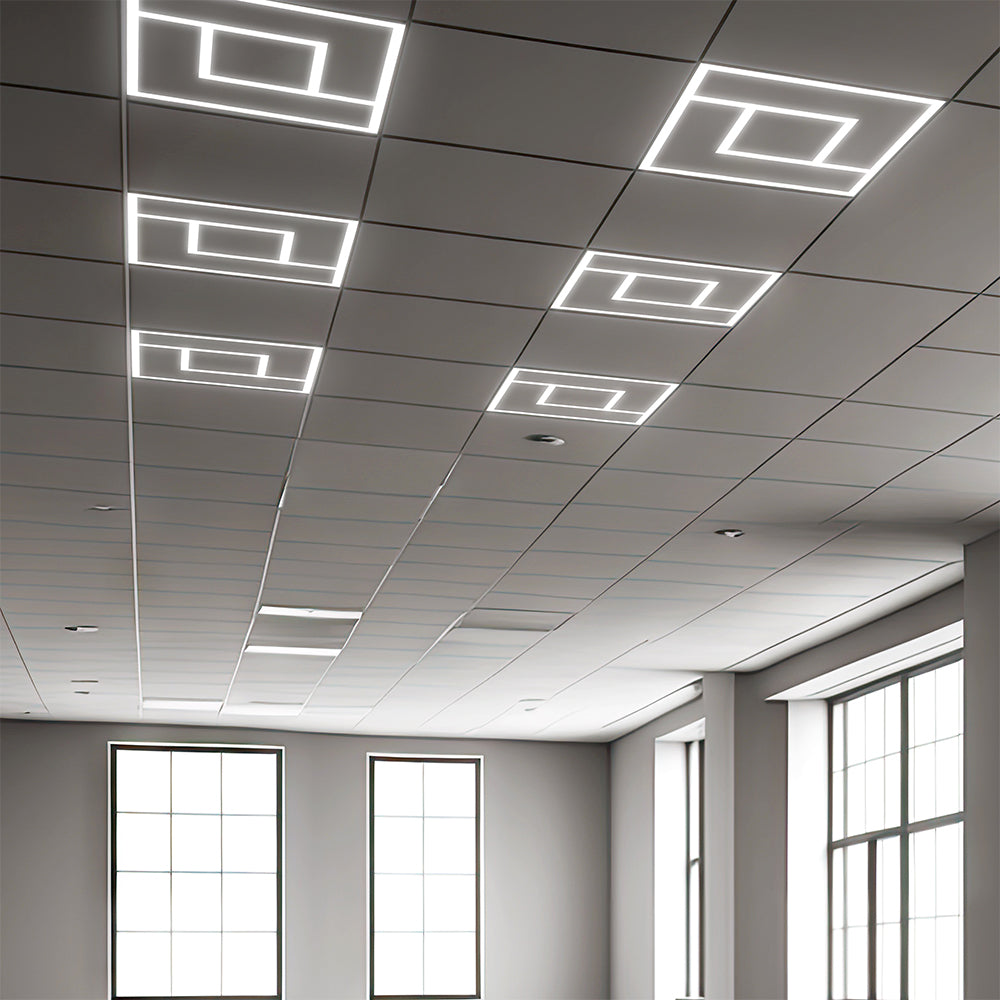 60W Panel LED Ramowy Kwadrat 600x600mm / Zasilacz LIFUD / FLICKER FREE / Barwa: 6500K / Opakowanie: 6szt.