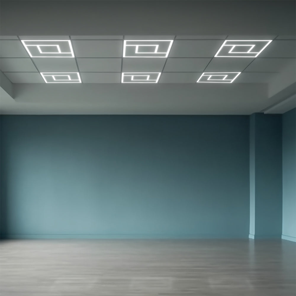 60W Panel LED Ramowy Kwadrat 600x600mm / Zasilacz LIFUD / FLICKER FREE / Barwa: 6500K / Opakowanie: 6szt.