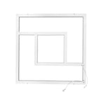 60W Panel LED Ramowy Kwadrat 600x600mm / Zasilacz LIFUD / FLICKER FREE / Barwa: 6500K / Opakowanie: 6szt.