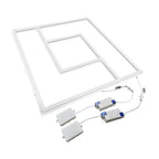 60W Panel LED Ramowy Kwadrat 600x600mm / Zasilacz LIFUD / FLICKER FREE / Barwa: 6500K / Opakowanie: 6szt.