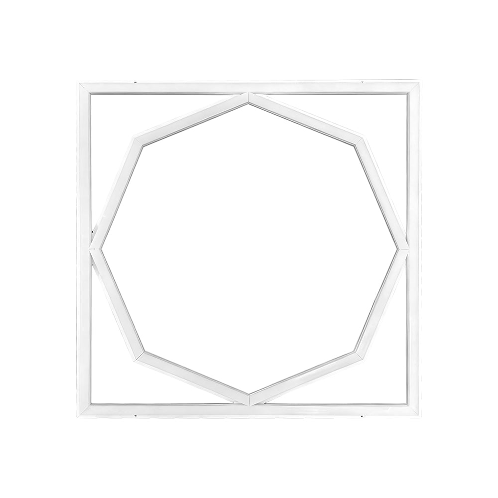 72W Panel LED Ramowy Ośmiokąt 600x600mm / Zasilacz 2xLIFUD / FLICKER FREE / Barwa: 6500K / Opakowanie: 6szt.