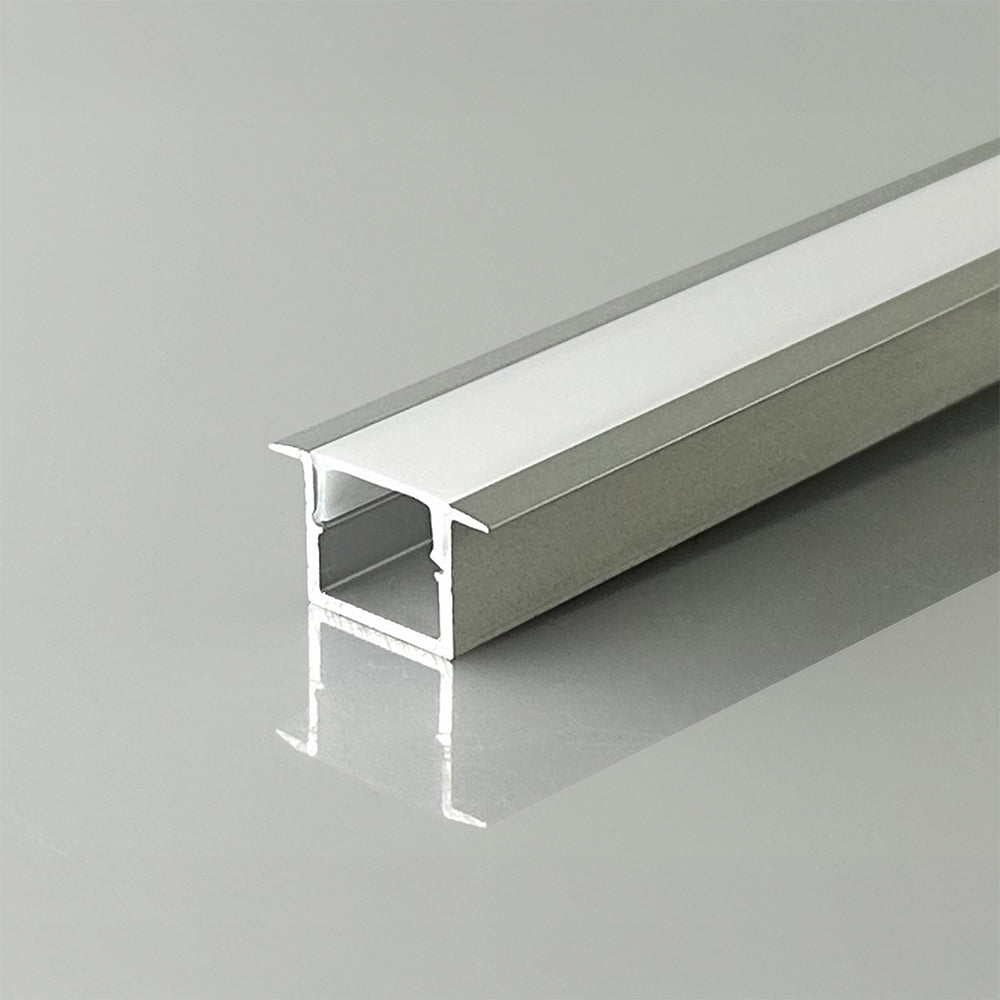 Profil Aluminiowy do paska LED na wpuszczany / 2000x12x10mm / Kolor: Aluminium
