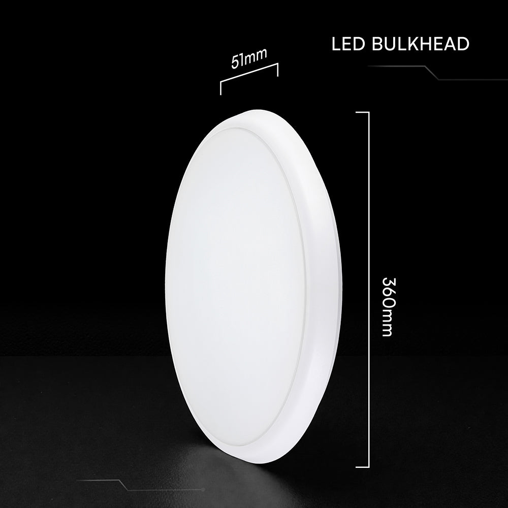 VT-8179 LED DOME LIGHT WITH MICROWAVE SENSOR CREE CHIP 5IN1 POWER /CCT IP65 6 YEARS WTY