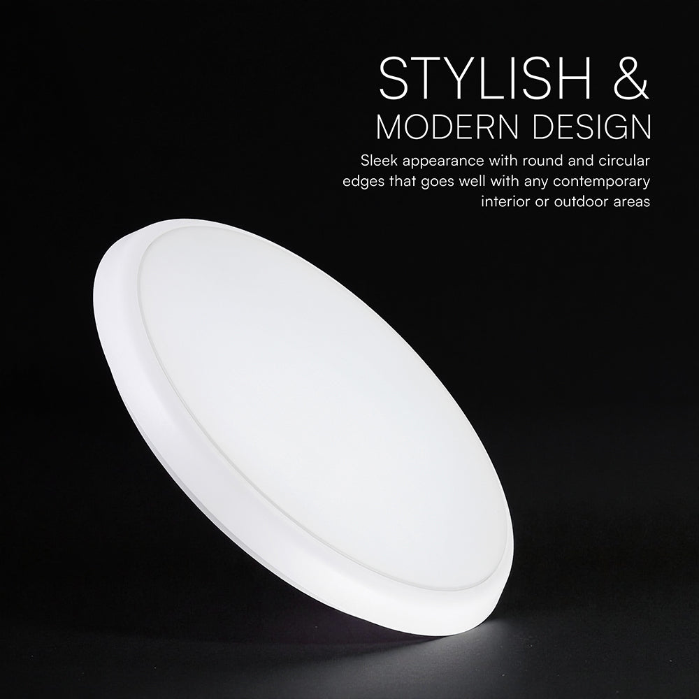 VT-8179 LED DOME LIGHT WITH MICROWAVE SENSOR CREE CHIP 5IN1 POWER /CCT IP65 6 YEARS WTY