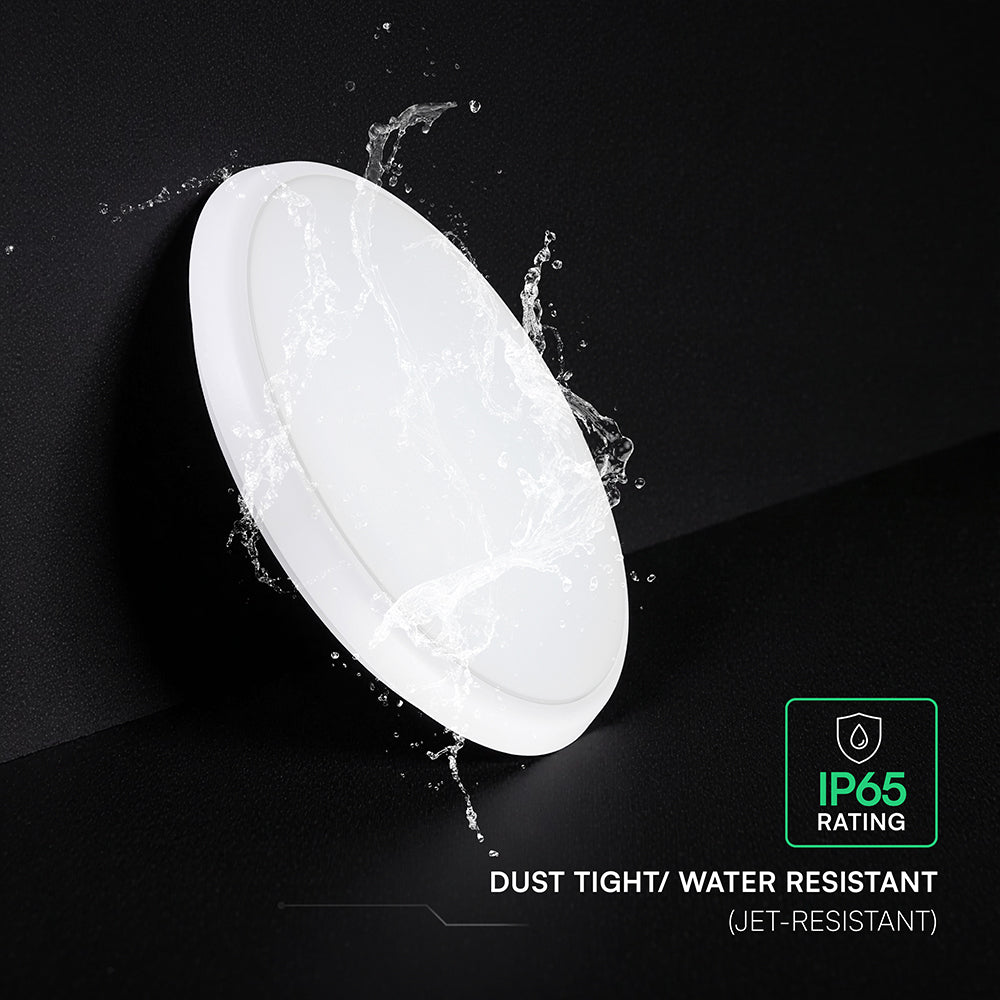 VT-8179 LED DOME LIGHT WITH MICROWAVE SENSOR CREE CHIP 5IN1 POWER /CCT IP65 6 YEARS WTY