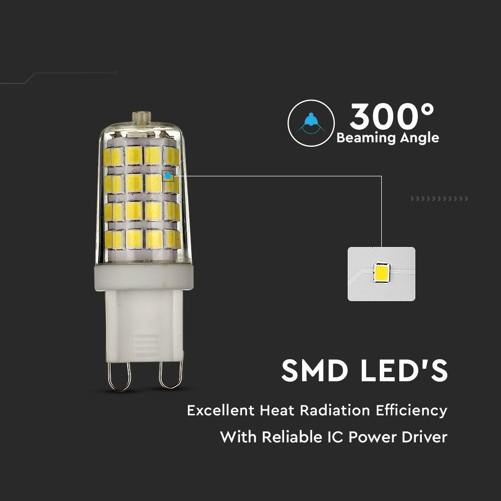 3W G9 Żarówka LED / Chip SAMSUNG / Barwa:3000K / Trzonek:G9
