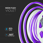 NEON FLEX / Barwa: Fioletowy / Zasilanie: 24V / Rolka:10m