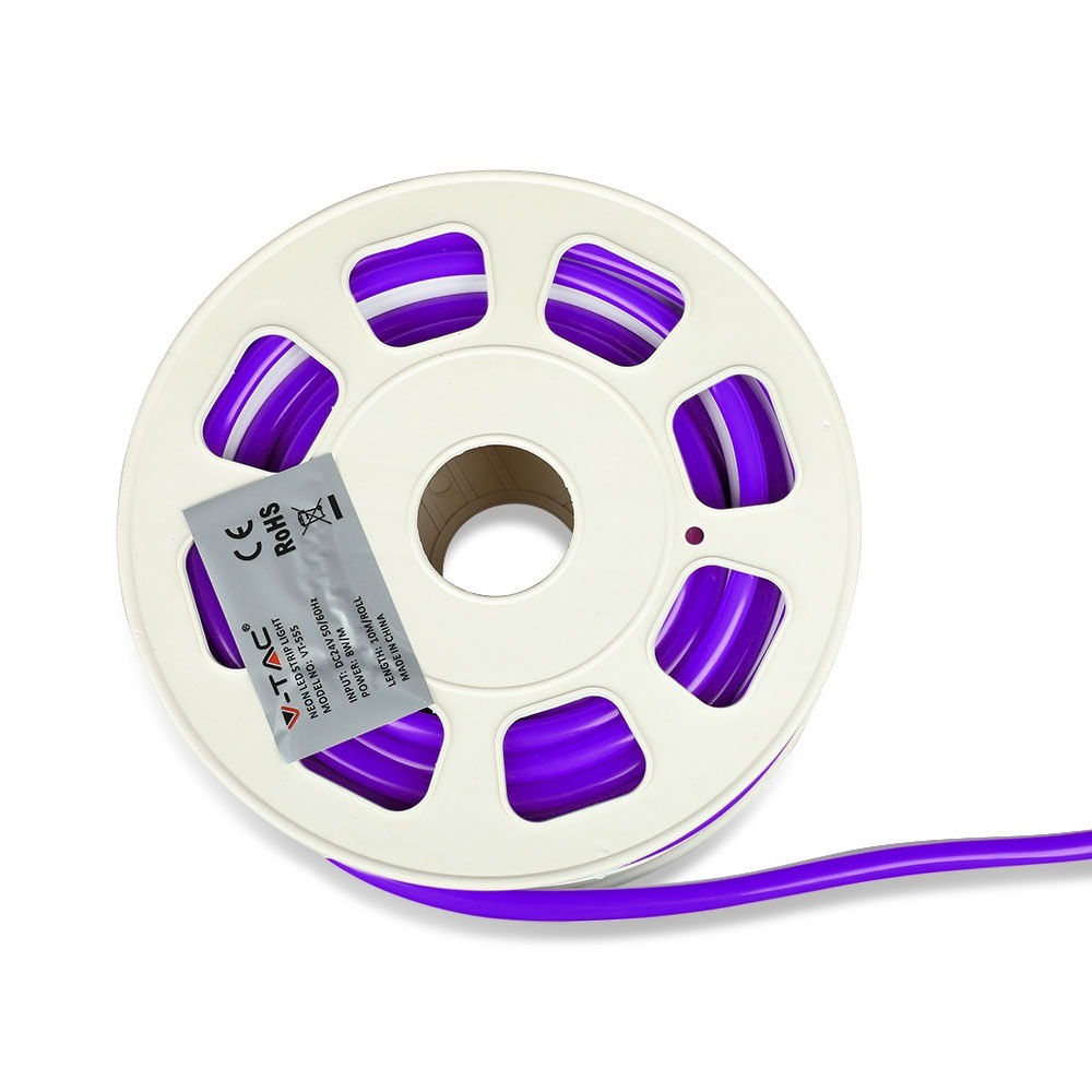 NEON FLEX / Barwa: Fioletowy / Zasilanie: 24V / Rolka:10m