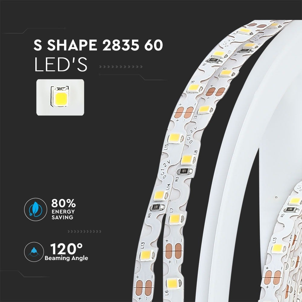 Taśma LED LIGHT-S / Barwa:3000K / 12V / IP20 / Rolka:5m