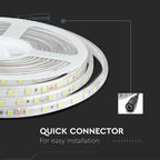 Taśma LED / Barwa:4000K / IP65/ Zasilanie: 24V / Rolka:5m