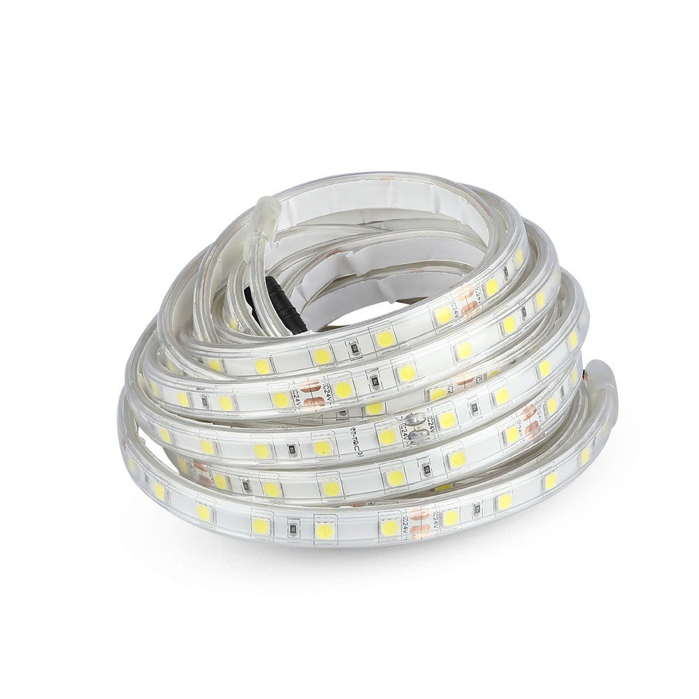 Taśma LED / Barwa:6400K / IP65/ Zasilanie: 24V / Rolka:5m