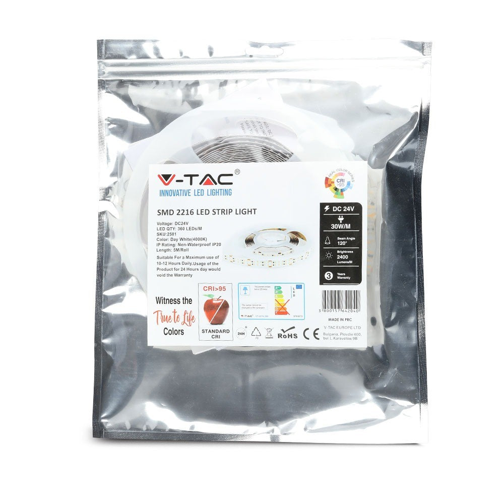 Taśma LED / Barwa:6400K / IP20 / Rolka:5m