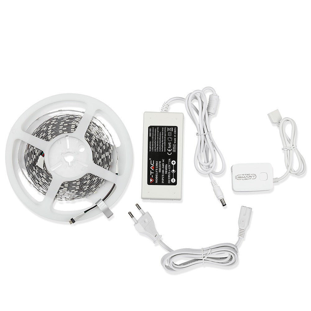 10W Zestaw Taśma LED z zasilaczem / Kompatybilny z Amazon Alexa i Google Home / Barwa: RGB / IP20