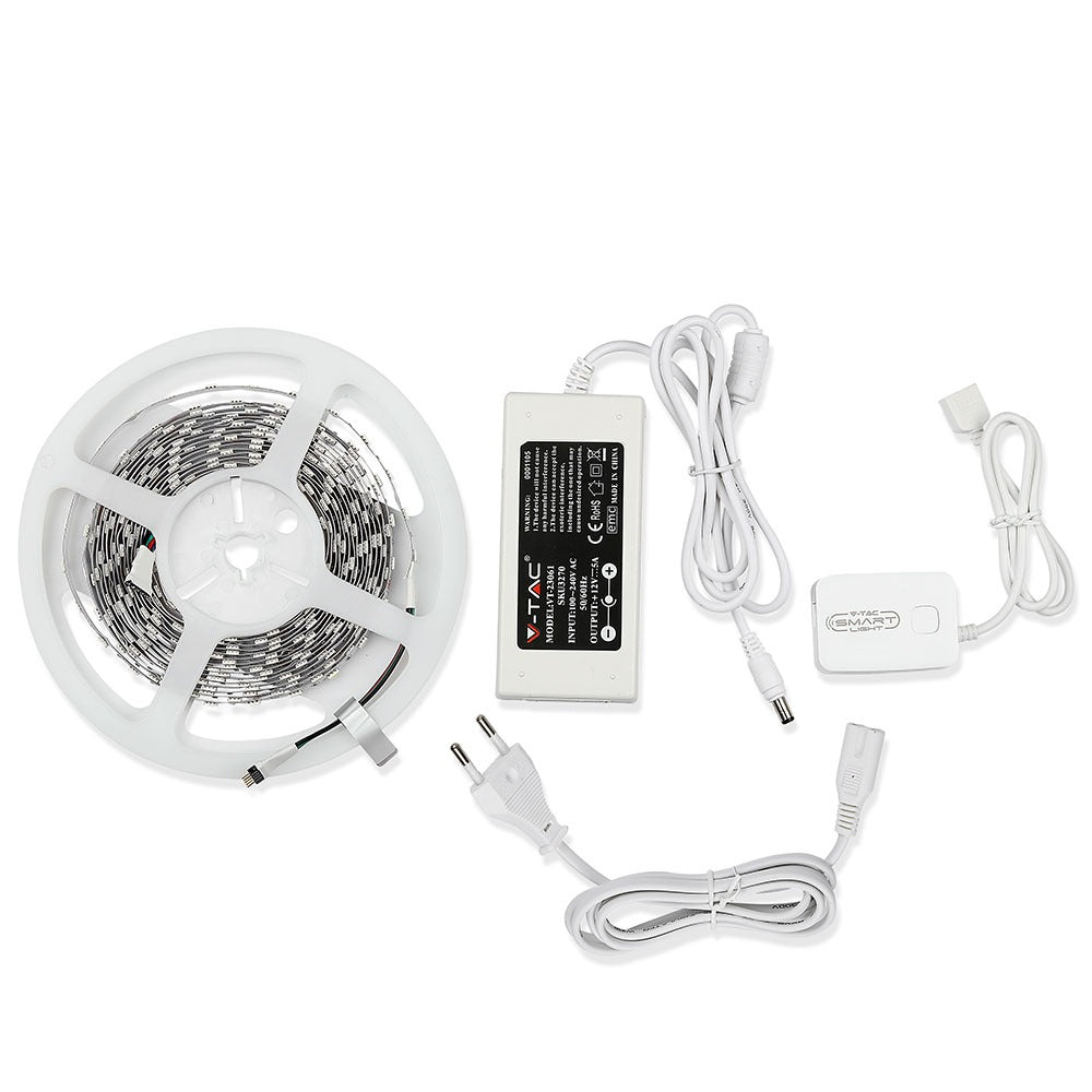 10W Zestaw Taśma LED z zasilaczem / Kompatybilny z Amazon Alexa i Google Home / Barwa: RGB+W / IP20