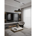 Maxlight Lampa wisząca Bellmond - Filc - Czarny + szary P0565