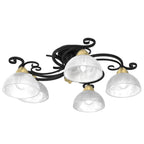 plafon Aurora black/brass 5xE27
