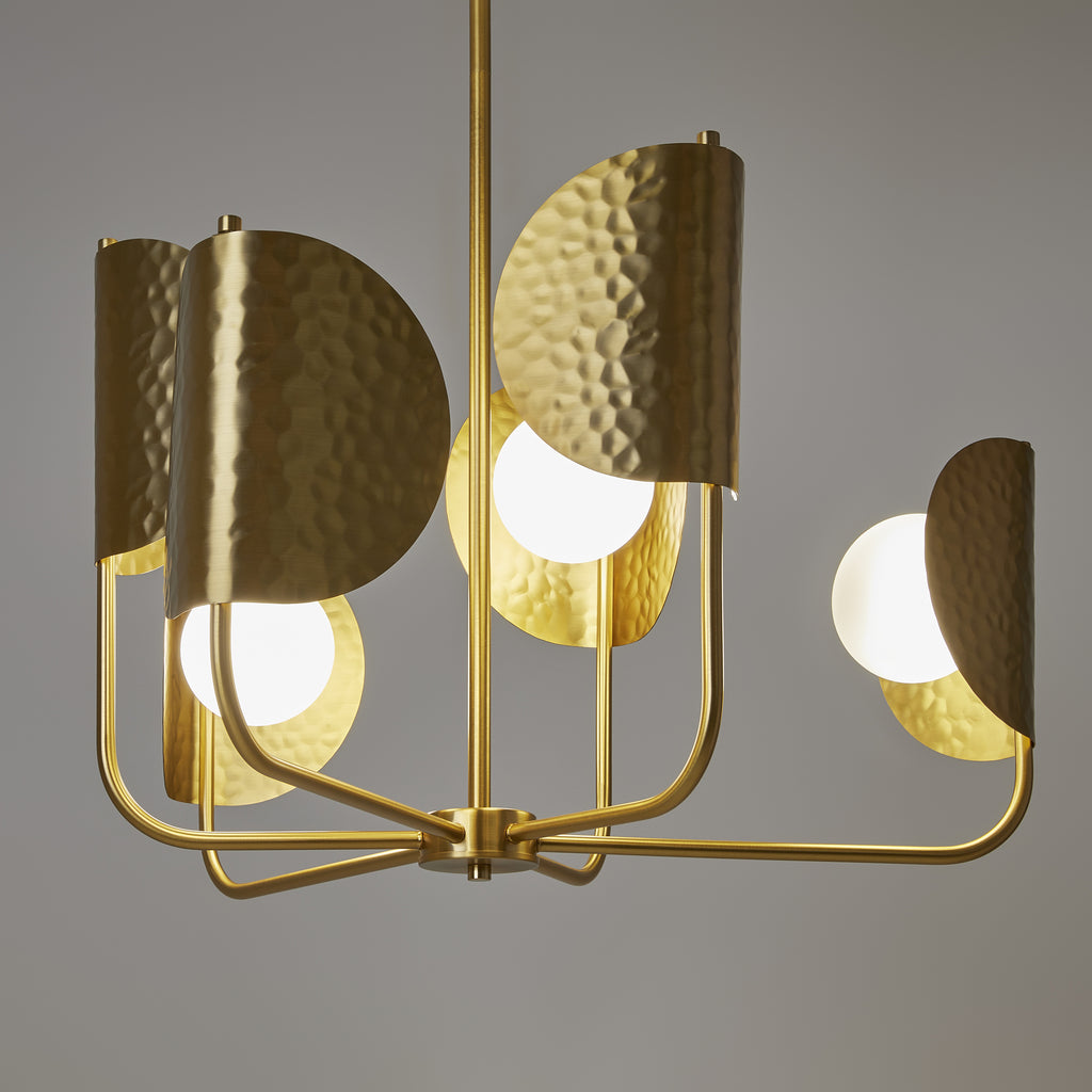 Maytoni Lampa wisząca Tropic - Metal - Mosiądz MOD164PL-06BS