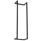 wall rolled towels hanger, vertical 78 cm, black