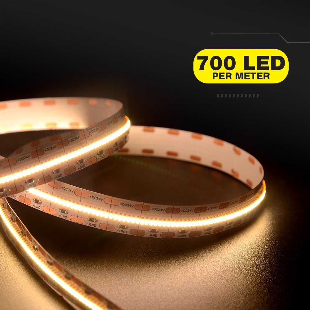 700 Taśma LED / Barwa:6400K / IP20 / Zasilanie: 24V / Rolka:5m