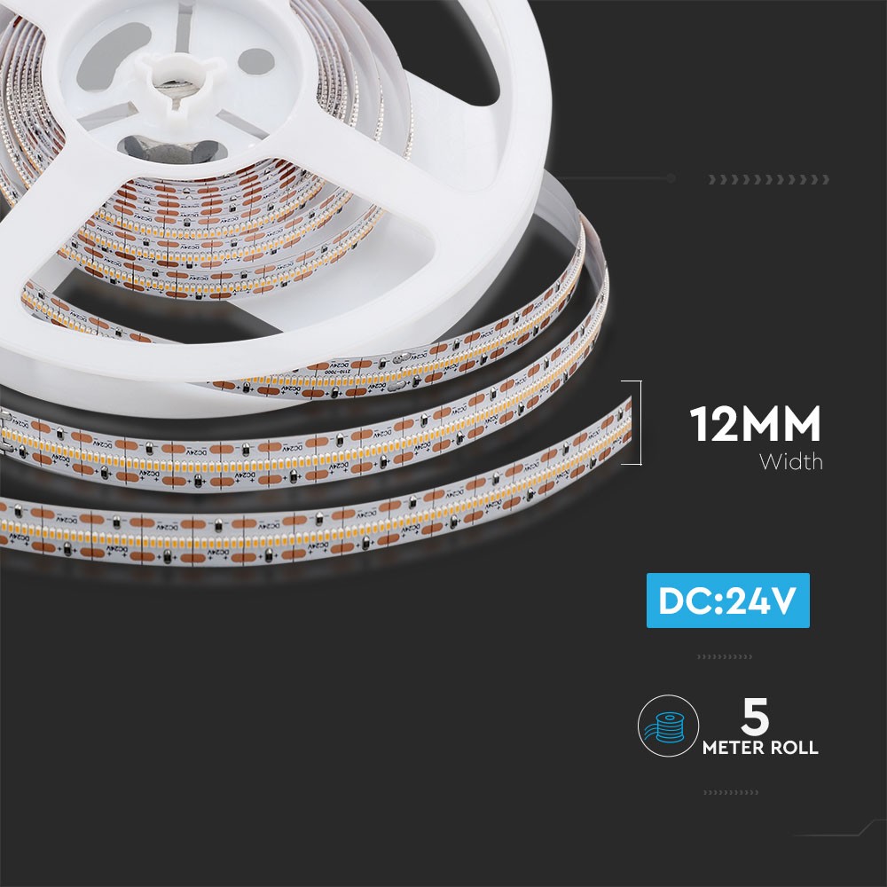 700 Taśma LED / Barwa:6400K / IP20 / Zasilanie: 24V / Rolka:5m