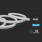 NEON FLEX / Barwa:3000K / Zasilanie: 24V / IP68 / Rolka:10m